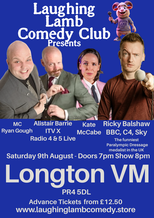 Laughing Lamb Comedy @ Longton VM 9th August